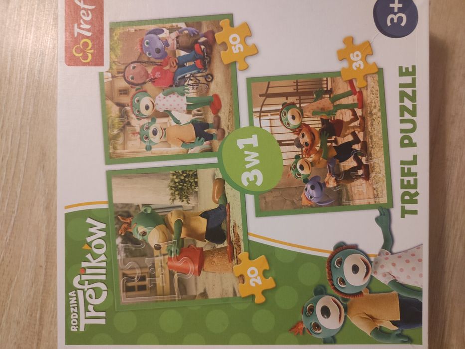 Puzzle TREFLIKI 3 in 1