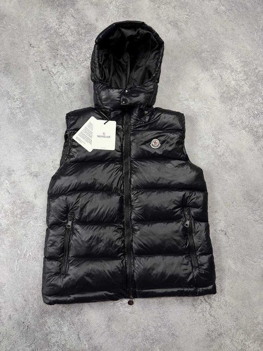 Чоловіча жилетка Moncler Maya / Стильна жилетка з капюшоном (S-XXL)