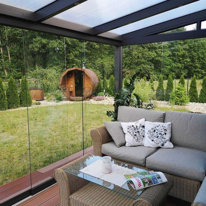 Aluminiowe zadaszenie tarasu 5,06 x 3,00