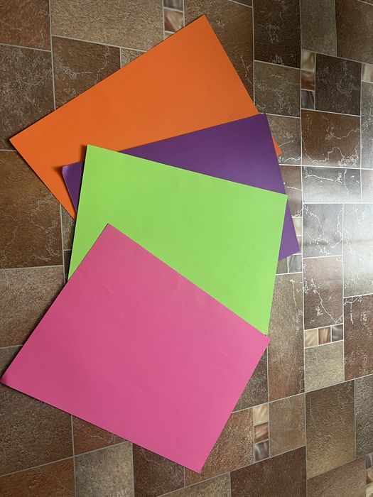 Кольоровий папір для малювання АЗ (для художньої школи)