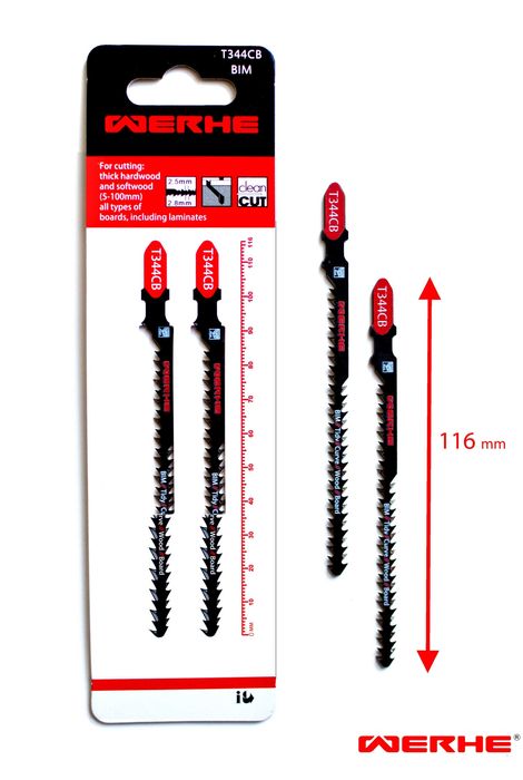 Nożyki brzeszczot wyrzynarka 116mm T344CB do drewna dwustronne