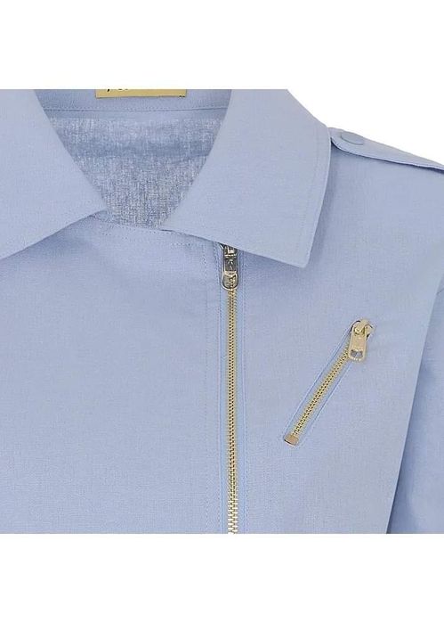 Nowa błękitna sukienka Ochnik XS/S len z paskiem