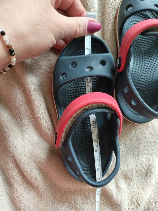Crocs dziecięce c8 roz24-25 granatowe