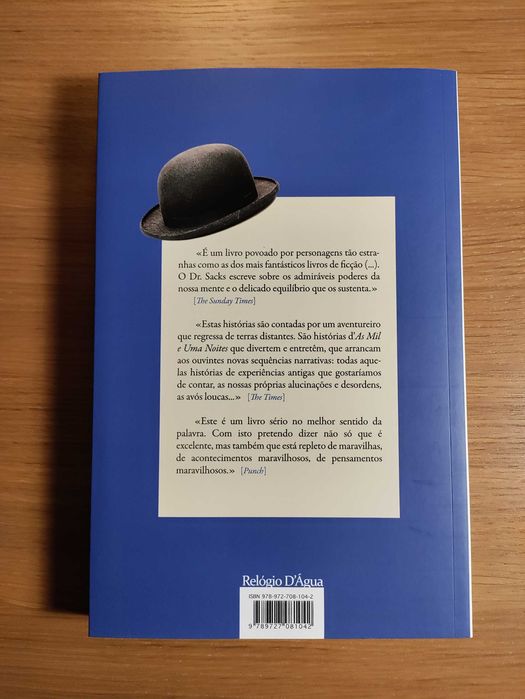 Livro - "O Homem que Confundiu a Mulher com um Chapéu"