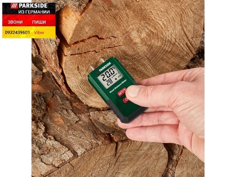 Измеритель влажности влагомер гигрометр из ГЕРМАНИИ Parkside PFMG A3