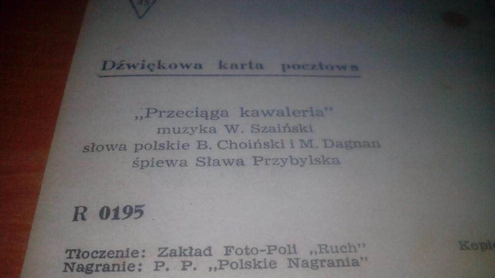 sprzedam karty dźwiękowawa pocztowa