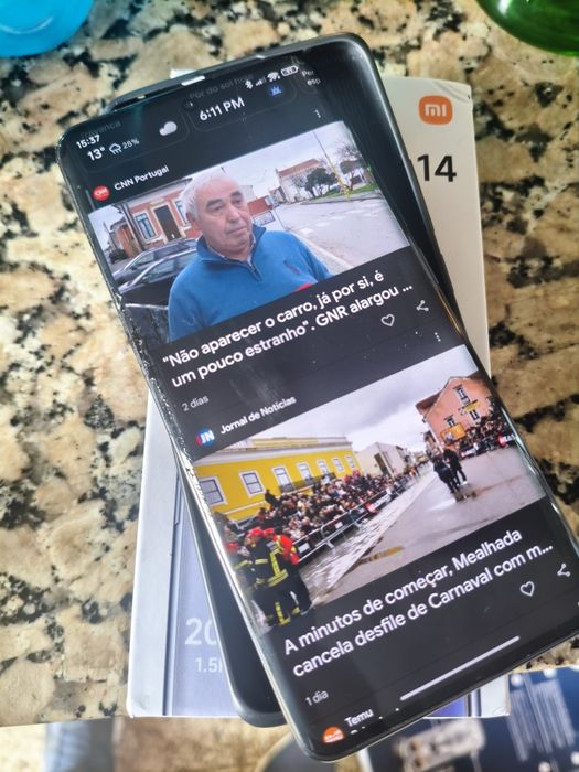 Telemovel Xiaomi Redmi note 14 pro 5g como novo c/garantia