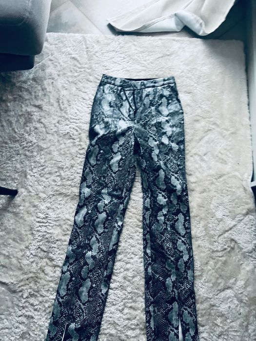 Spodnie skórzane Nakd wysoki stan nowe bez metki XS/XXS