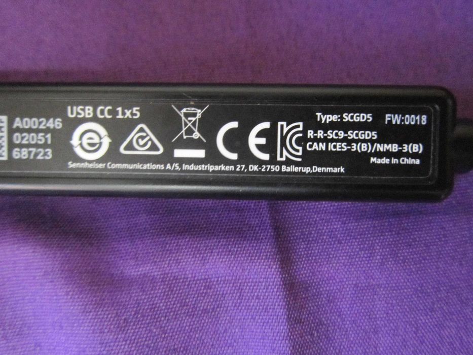 Słuchawki z mikrofonem Sennheiser EPOS SC165 SCx5 SCGD5 ANC