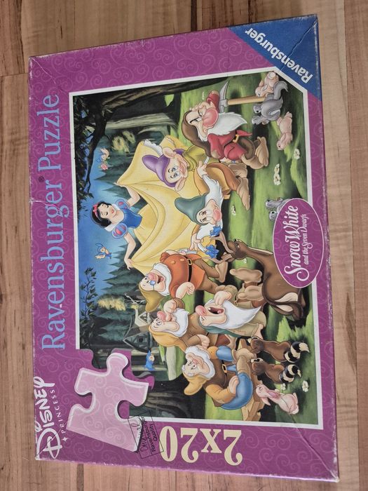 Disney Puzzle 2x20 elementów
