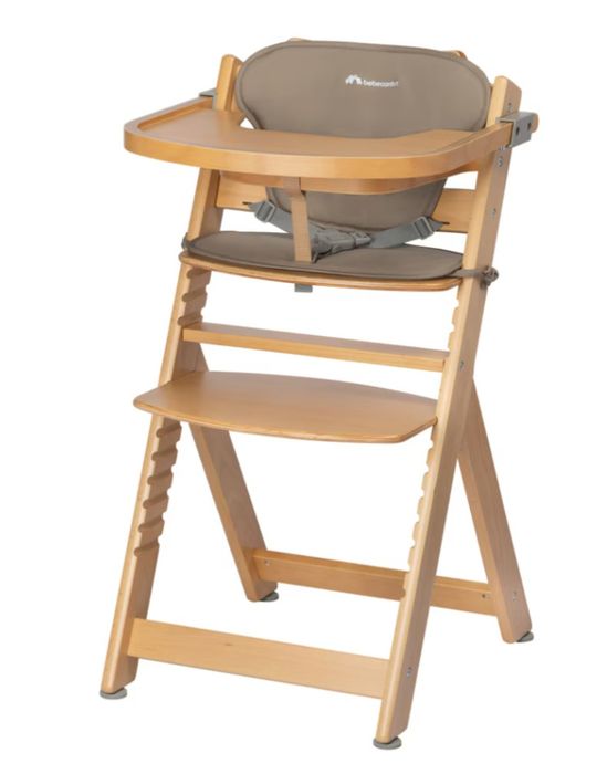 Стільчик для годування з вкладишем BEBE CONFORT Timba Natural Wood, шезлонг