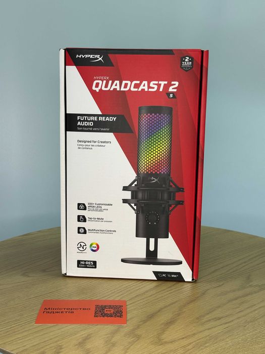 【未開封品】HYPERX QUADQAST S hyperx quadcast s - купити комп'ютери та комплектуючі - Ціна на OLX.ua