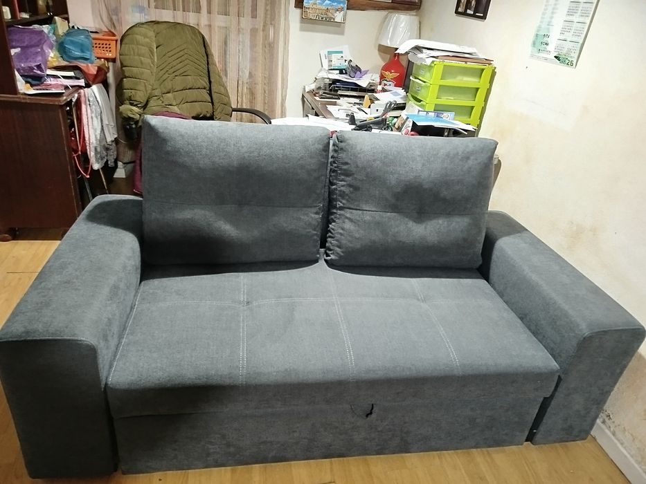 Sofá (cama)  Mira Cinzento