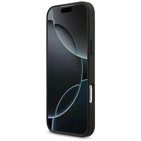 Etui Guess Grained Big 4G & Classic Logo na iPhone 17 Pro Max - czarne