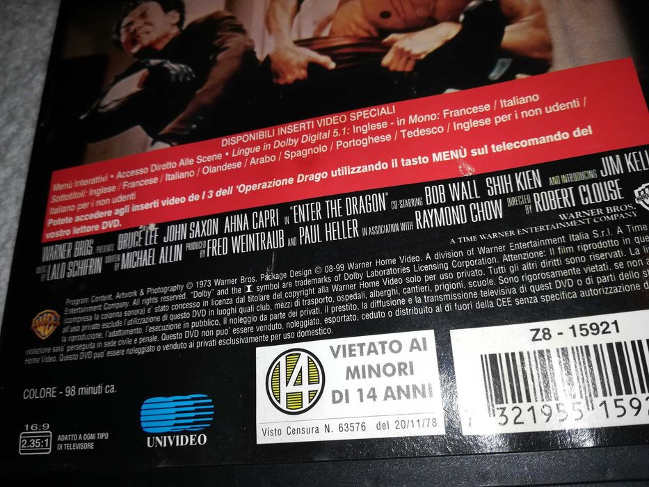 o dragão ataca (filme/dvd) com bruce lee