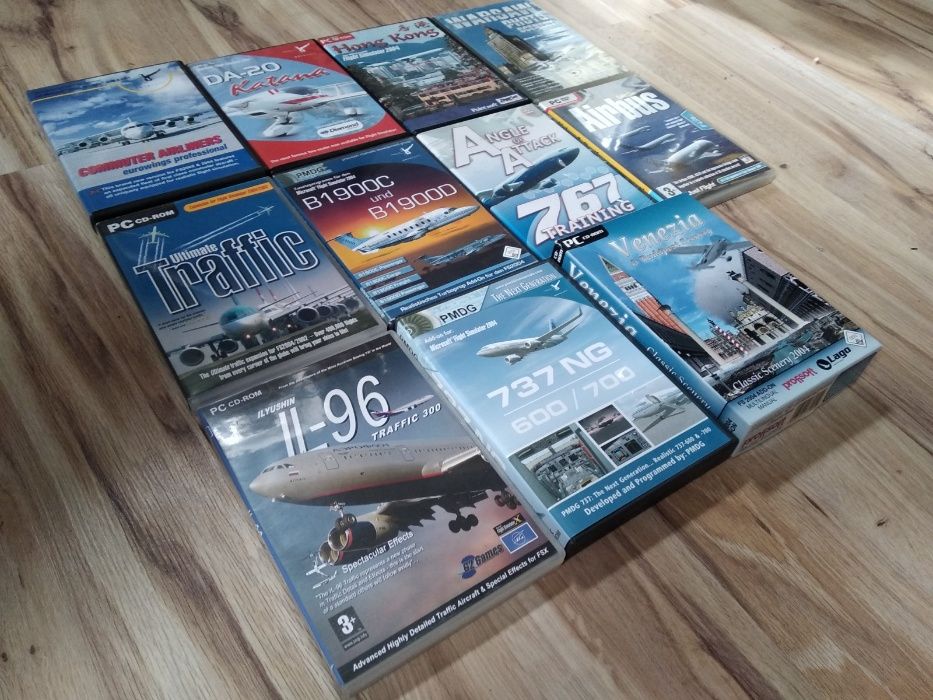 Flight Simulator X +FS2004 + Dodatki samoloty scenerie MEGA ZESTAW !