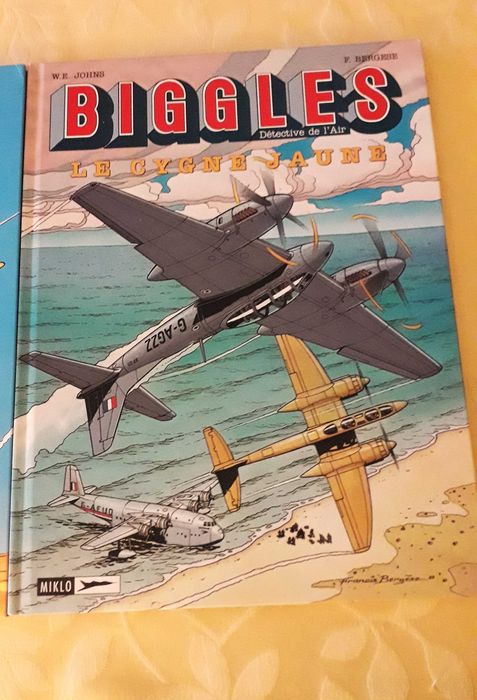 BD - Biggles - W.E.Johns/Bergese/Oleffe/Loutte (Edição francesa)