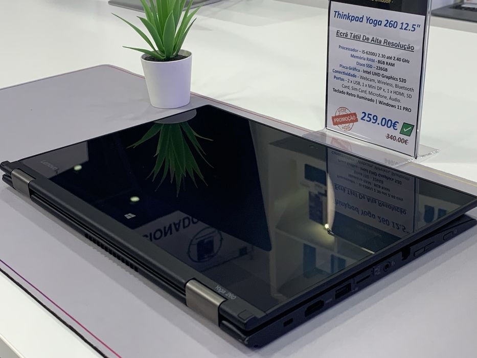 Lenovo ThinkPad Yoga 260 2 em 1 | Tenha um Portátil e um Tablet num só