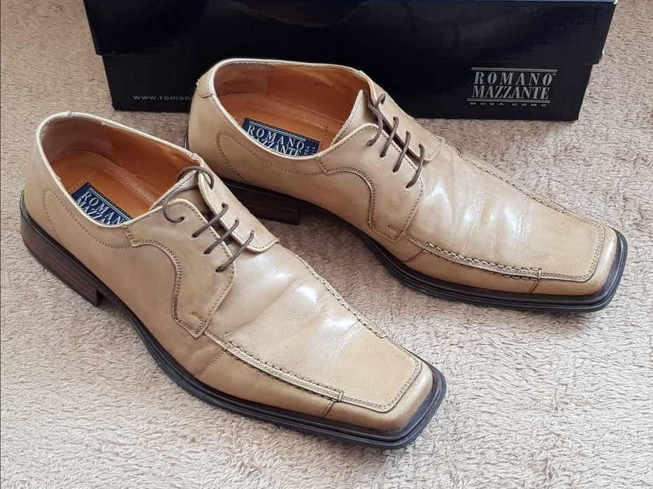 Buty skórzane Romano Mazzante, rozmiar 41