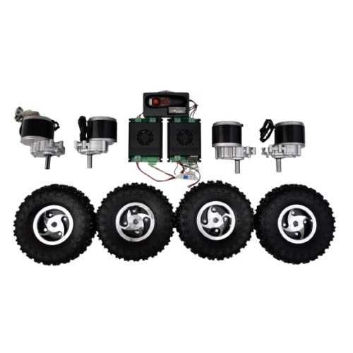 Электронабор с 4-мя  электродвигателями ,  контроллерами и пультом