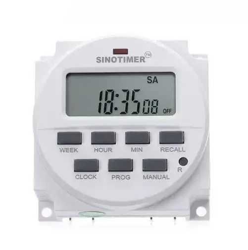 Реле времени SINOTIMER TM618N-2 недельный таймер 220V переменного тока
