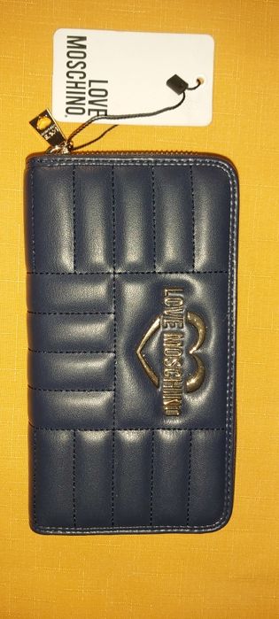 Love Moschino granat portfel damski exclusive