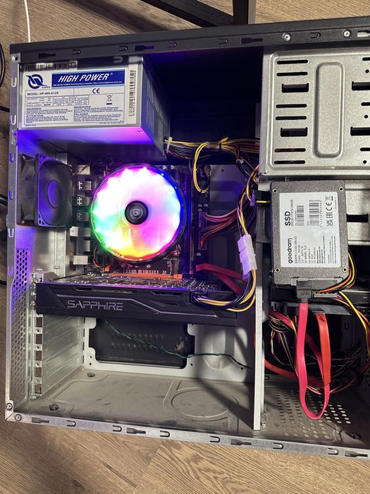 Игровой ПК RX470 ОЗУ 16gb DDR4 Intel xeon e5-2640 v4