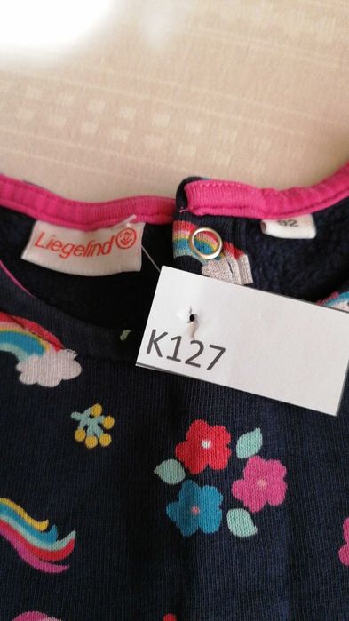 K/127  Sukienka bawełniana  Liegelind  r. 92