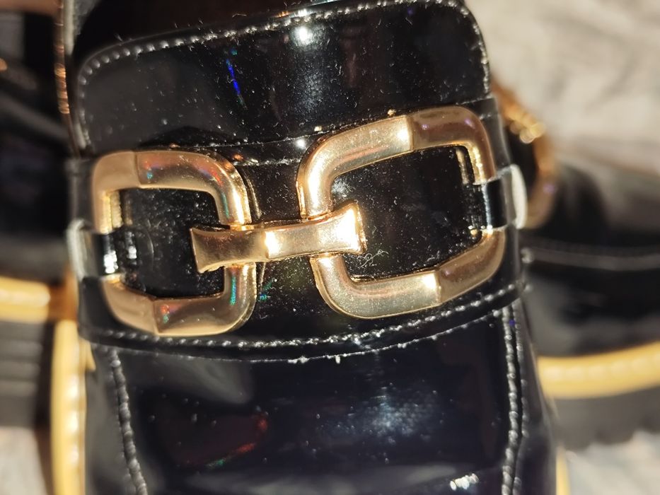 Sapato senhora n.36 mocassin sola alta