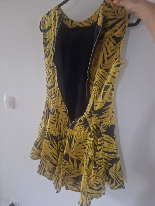 Piękna sukienka hm liście 38 M