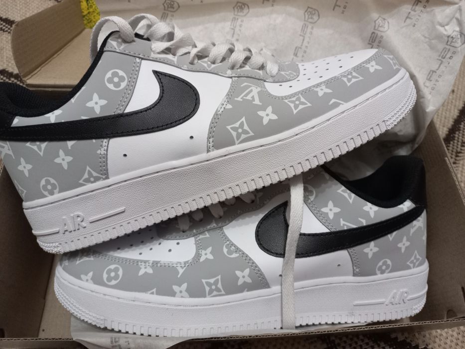 Кросівки Nike air force 1 x Louis Vuitton