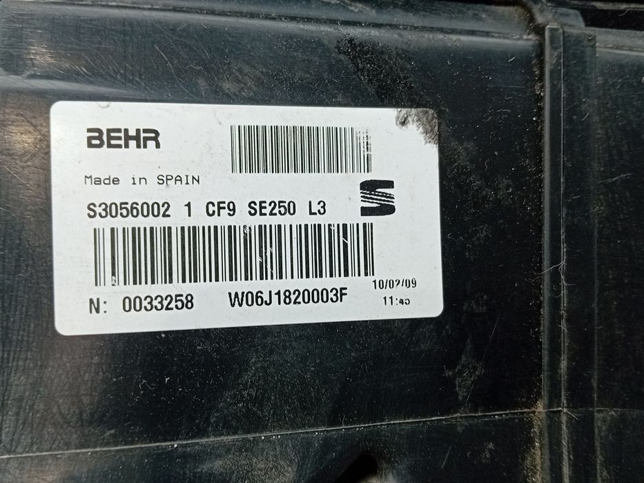 Chauffage / sofagem completa SEAT Ibiza IV (6J5, 6P1)