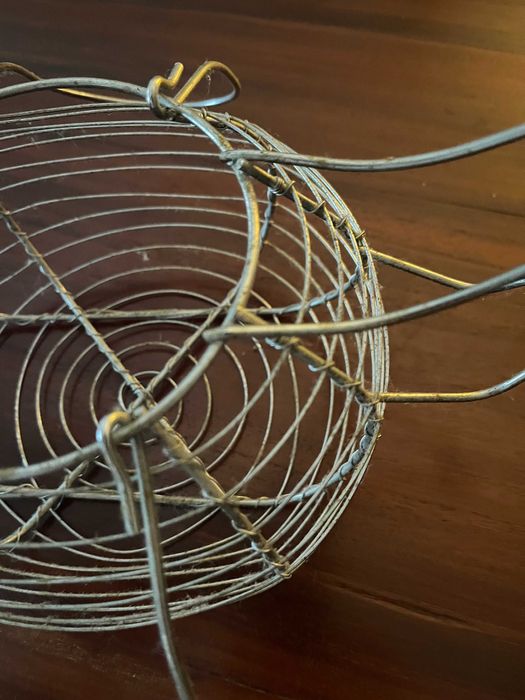 Decoração Galinha de metal