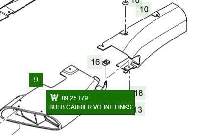 Okular halogen Kabiny ładowarka Liebherr Lewy Prawy