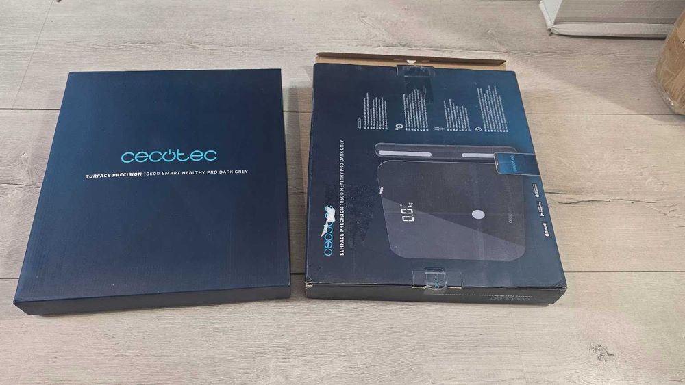 Waga elektroniczna łazienkowa Cecotec 10600 Smart Healthy Pro SZARA