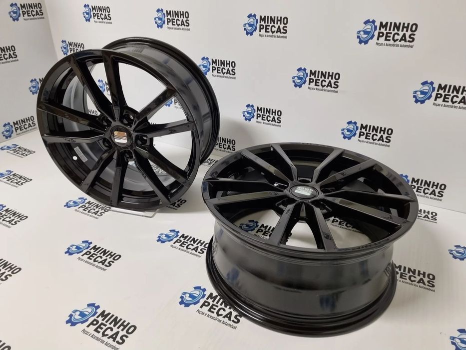 Jantes Seat Leon em 17 Preto Brilho (5x112)