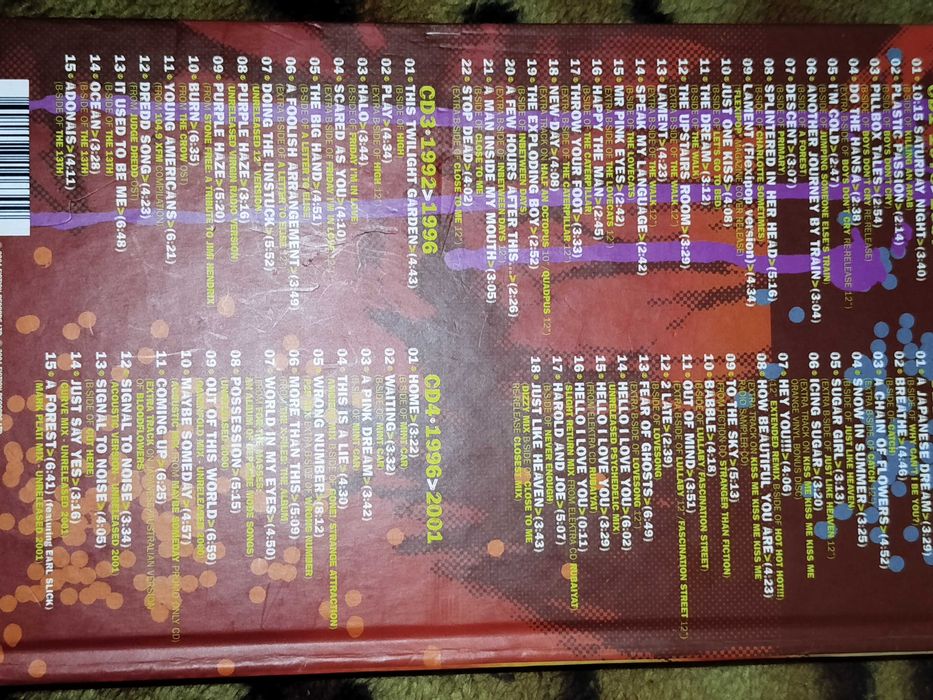 Płyty CD z spółki "THE CURE" płyty z całej działalności