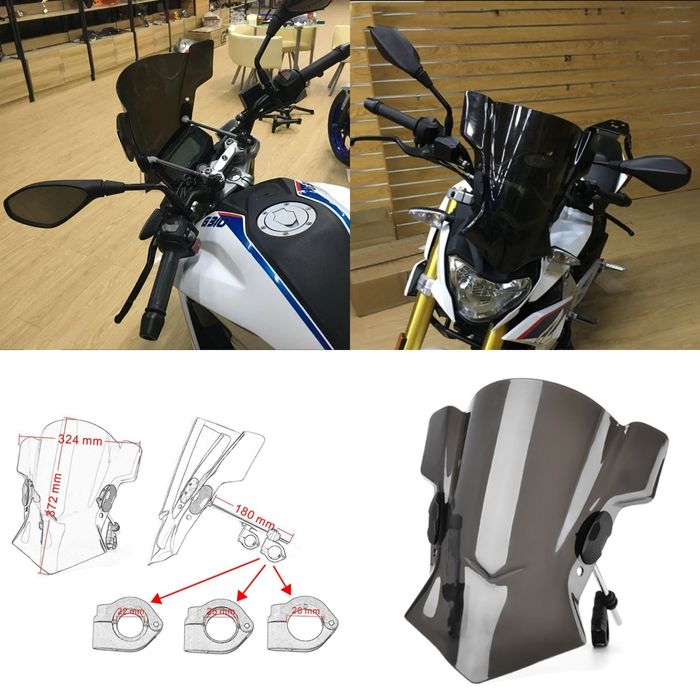 Универсальный мото ветровик Honda BMW KTM Yamaha Suzuki Kawasaki