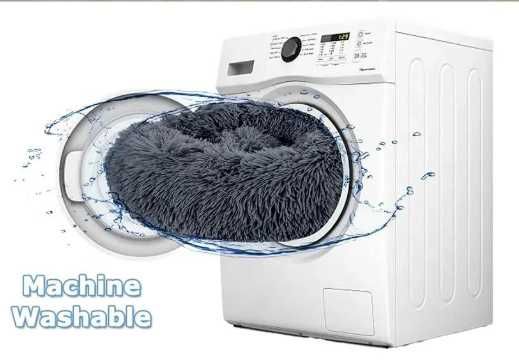 Лежанка ТОП! Об'ємна М'яка Тепла Бежевий котик собачка до9 кг. д.55см