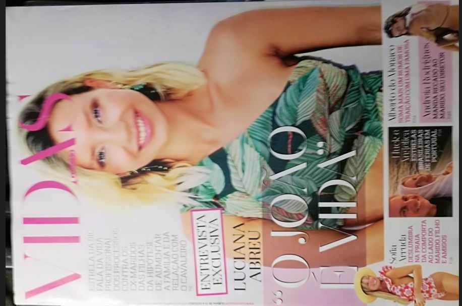 7 revistas antigas e como novas  de Luciana Abreu Lote 1