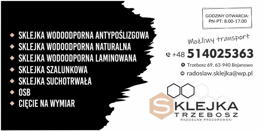 Sklejka wodoodporna liściasta  rubia 6 mm 2500x1250