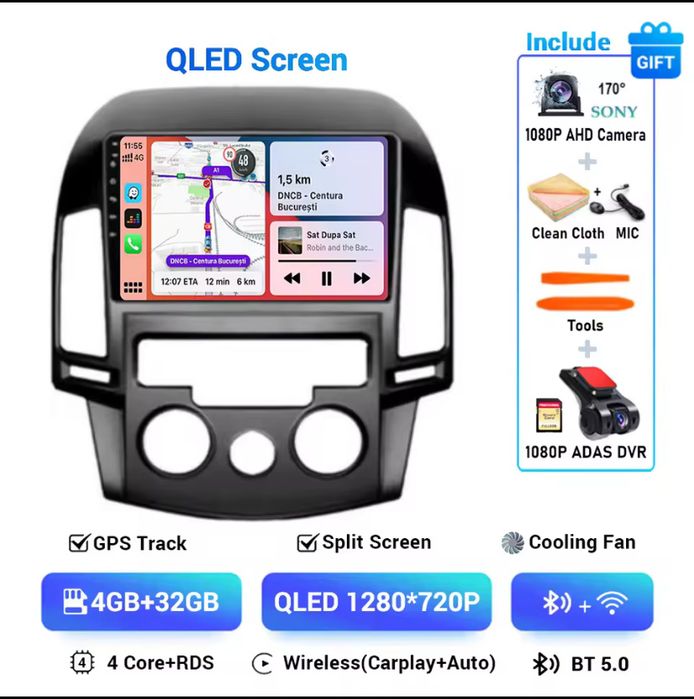 Carplay hyundai i30 2006 a 2011