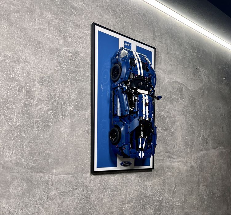 Арт Тримач Рамка на Стіну LEGO Technic Ford GT 42154 Лего Форд Технік