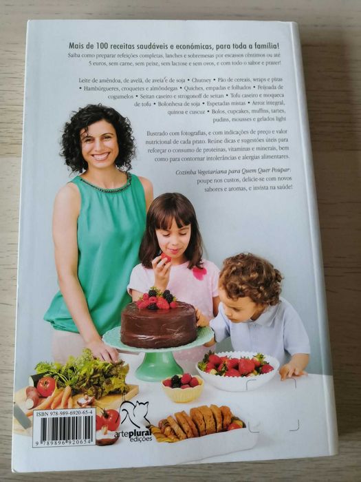 Livro Cozinha Vegetariana para Quem Quer Poupar