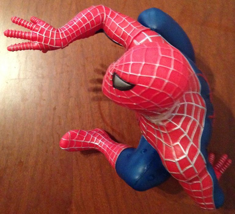 Boneco do Spider-Man com gel banho novo selado