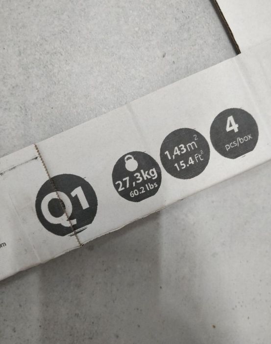 Duże płytki 60x60cm 4szt Cerrad