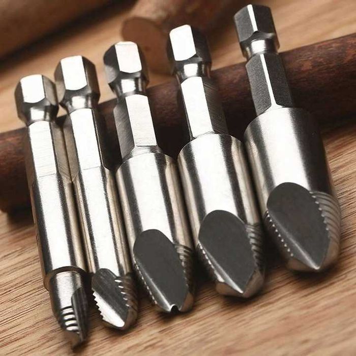 WYKRĘTAKI Klucze do urwanych śrub zerwanych szpilek gwintu