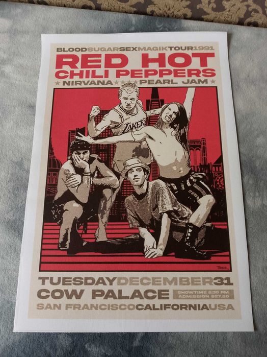 plakat na płótnie zespołu Red Hot Chili Peppers