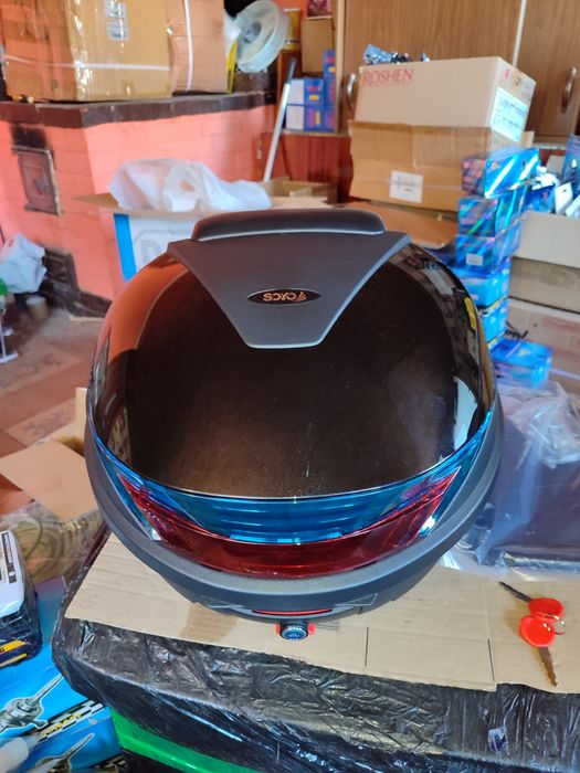 Кофр  швидко знімний з м'якою спинкою і карбонові вставки 410*410*320м