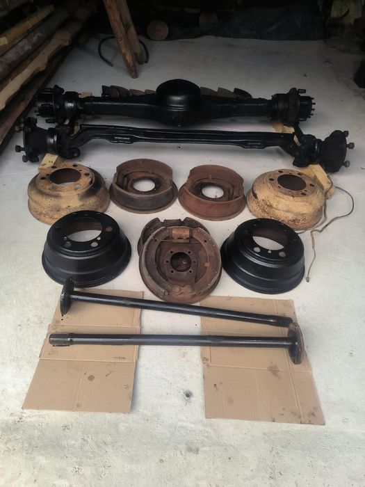 Прицеп балка і міст на причеп до трактора мінітрактора і іншої техніки